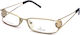 Tous Metal Eyeglass Frame Gold VTO211 0300
