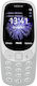 Nokia 3310 2017 Dual SIM (16MB) Κινητό με Κουμπιά (Ελληνικό Μενού) Γκρι