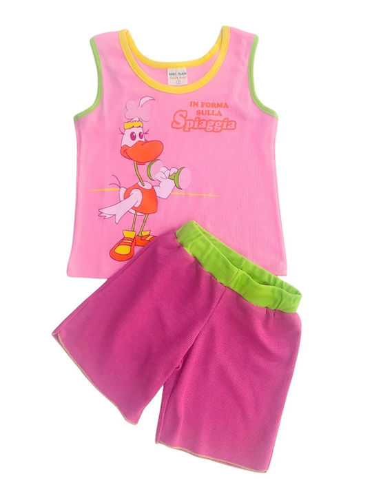 Baby Train Pijama pentru copii ROZ