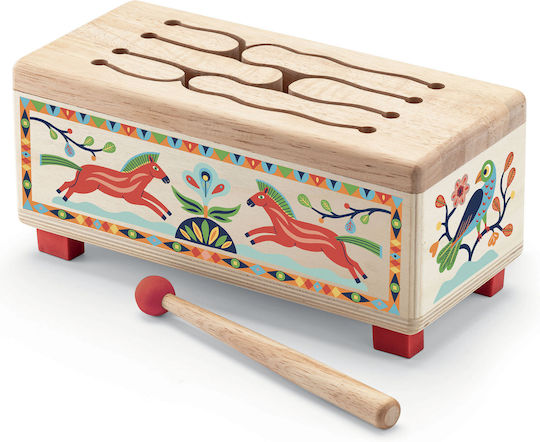 Djeco Musical Instrument Educational made of Wood with Music and Sounds for 36++ Months