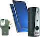Calpak Glass Triple Energy Forced Circulation Water Heating System 200lt/4m²