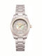 Crystals Womens Watch 31mm Battery with Pink Ceramic Strap