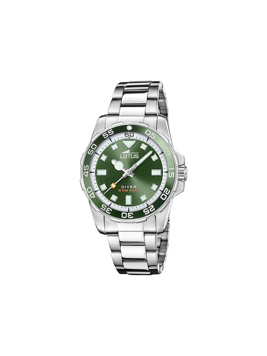 Lotus Watches Trendy Uhr mit Silber Metallarmband