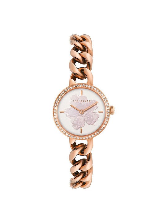 Ted Baker Watch with Pink Gold Metal Bracelet