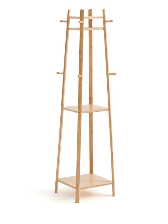 So'Home Καλόγερος Ξύλινος Μπεζ 42.5x42.5x169cm