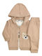 Extan Bebe Kids Sweatpants Set Beige/cream 3pcs