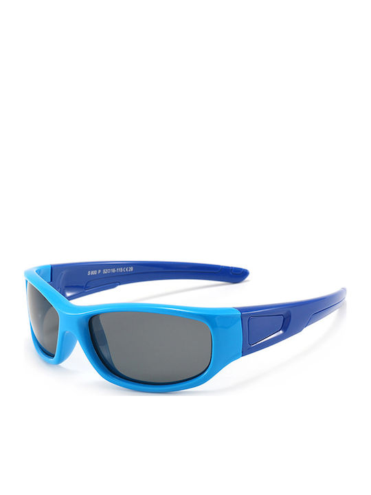 Techsuit Αθλητικά Παιδικά Γυαλιά Ηλίου με Polarized Φακό Μπλε για 3-12 Ετών