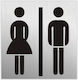 Seilflechter WC Sign Women's / Men's 6x6cm 972062