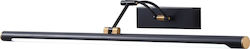 Adviti Leuchte Badezimmer LED Schwarz 5cm Adviti Leuchte Badezimmer LED Schwarz 5cm