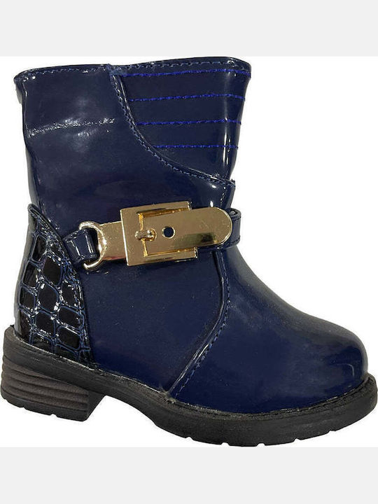 Ustyle Kids Boots from Patent Leather with Zipp...