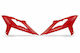 UFO Motorcycle Radiator Protector Red