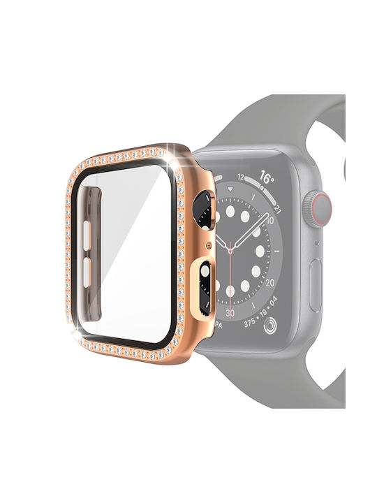 Watch Series 6 Plastic Case in Rose Gold color for Apple Watch Series 6, SE, 5, 4 40mm