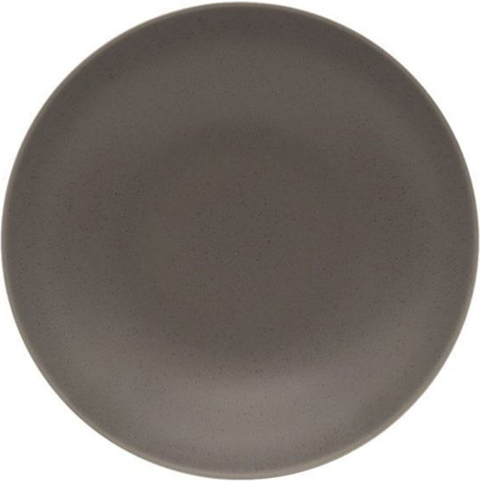 Costa Verde Teller Suppe aus Porzellan Gray mit Durchmesser 24cm 12Stück