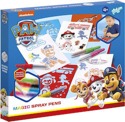 Creative Drawing Set Stencils Spray Markers Paw Patrol