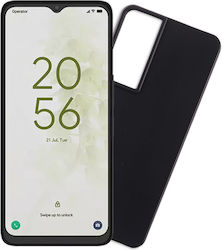 Volte-Tel Silicone Black Back Cover (TCL 40 NXTPAPER 4G)