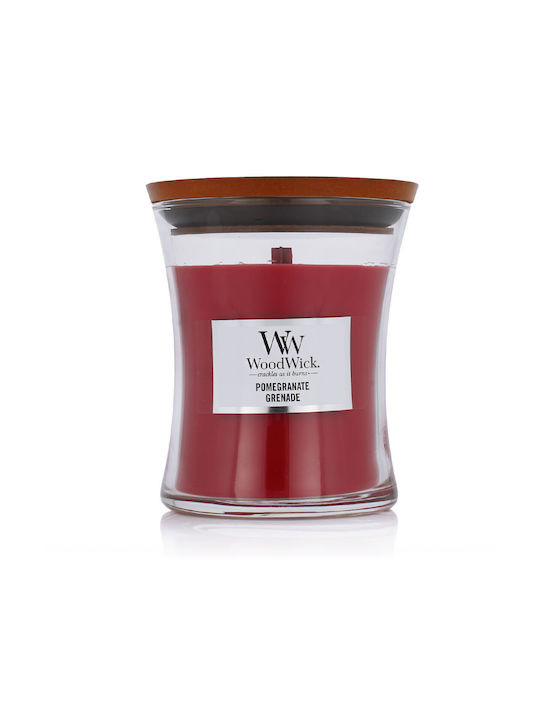 WoodWick Scented Candle with Scent Pomegranate Red 275gr 1pcs