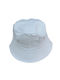 Αφοί Γιαννακόπουλοι Υφασμάτινo Ανδρικό Καπέλο Στυλ Bucket Λευκό