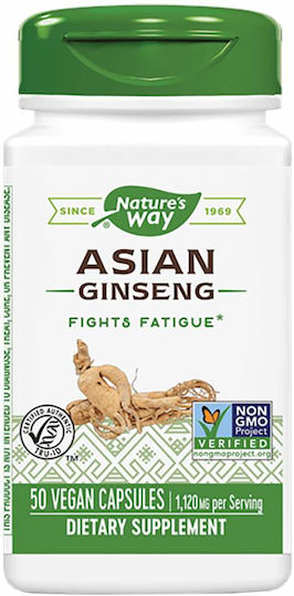 Nature's Way Ginseng 560mg 50 capace Korean Ginseng