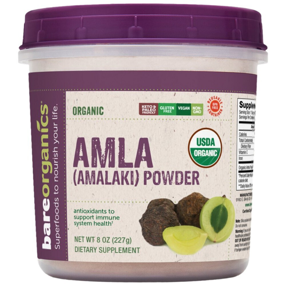 Bareorganics Amla Powder 227gr | Skroutz.gr