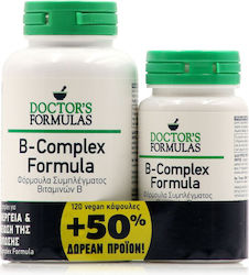 Doctor's Formulas B- Complex Formula Βιταμίνη για Ενέργεια, τα Μαλλιά, τo Δέρμα & τα Νύχια Β-complex 180 ταμπλέτες