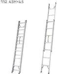 Telescopic Ladder Aluminum of Steps with Maximum Height 9m 711315