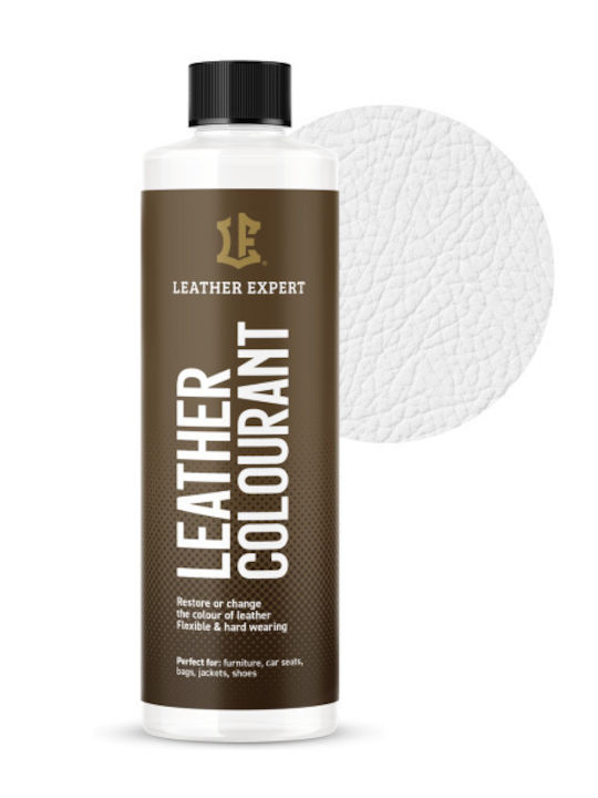 Lederexperte Farbstoff Weiß Farbe Natürliches Leder Synthetisches Leder 250 ml Le-06-250c002