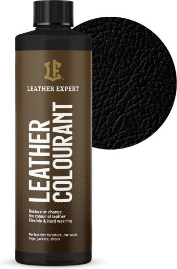 Vopsea pentru piele Leather Expert, negru, pentru piele naturală și piele sintetică, 250 ml, Le-06-250c001