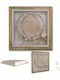 Carved Wall-Mounted Square Wedding Crown Case / Photo Frame Wooden Gold 30x30cm