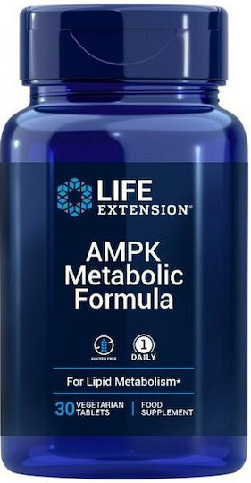 Life Extension Ampk Metabolic Formula με Γεύση Energy 30 ταμπλέτες