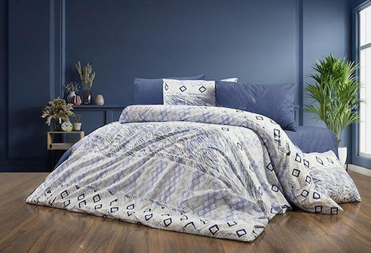 Linea Home Sirena Σετ King Size 4τμχ 260x240εκ. Εμπριμέ