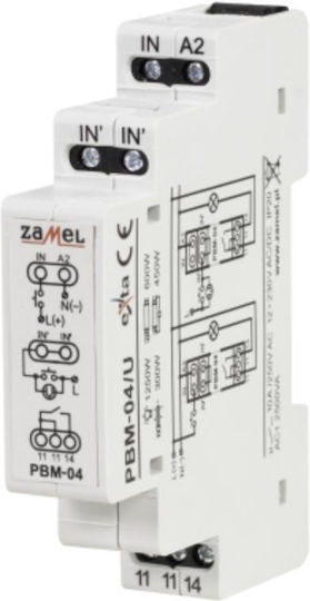 Zamel Phase Relays Strom 10A with Voltage 230V