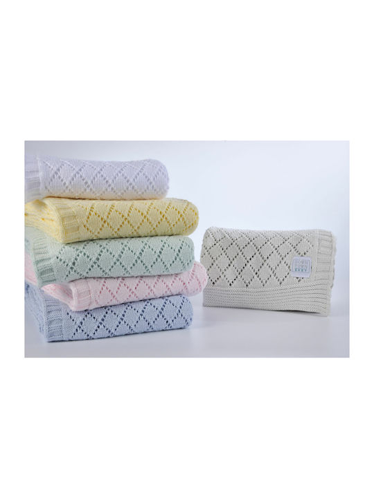 Down Town Home Blanket Nursery Swaddling Blankets Gray Misty Jade 75x105cm