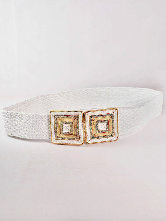 Women's Belt White