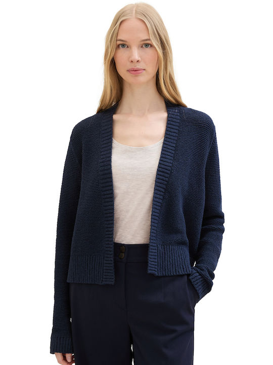 Tom Tailor Women's Knitted Cardigan Blue