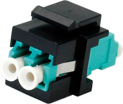 Keystone-Kupplung LC Duplex Multimode OM3 21.17.0001-20 Keystone-Kupplung LC Duplex Multimode OM3 21.17.0001-20
