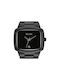 Nixon Watch Battery with Black Rubber Strap