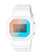 Casio G-shock Digital Men's Watch 42.8mm Chronograph Battery with White Rubber Strap