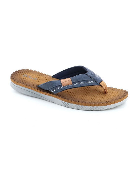 B-Soft Men's Flip Flops Blue