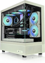 Thermaltake View 270 TG ARGB Midi Tower Κουτί Υπολογιστή με Πλαϊνό Παράθυρο Matcha Green