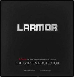Film de protecție Larmor din sticlă temperată pentru Fujifilm X-t3, negru transparent