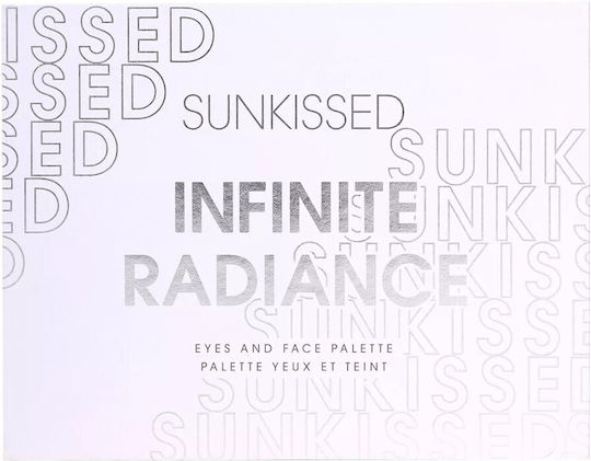 Sunkissed Infinite Radiance Face Palette 21g Bronzer Blush Highlighter Contour