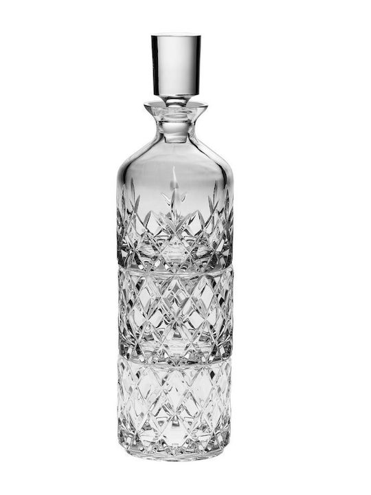 Bohemia Crystal Liqueur Decanter with Stopper & Glasses 250ml