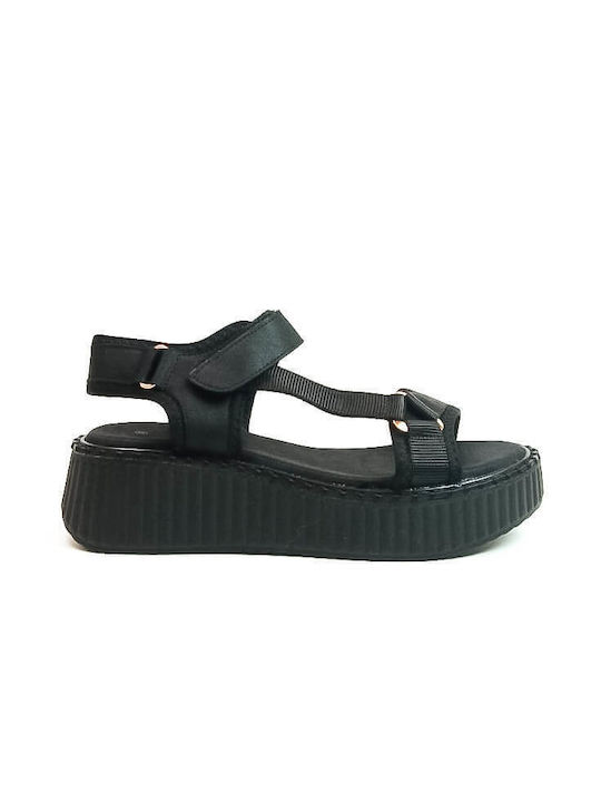 Alta Moda Damen Flache Sandalen in Schwarz Farbe