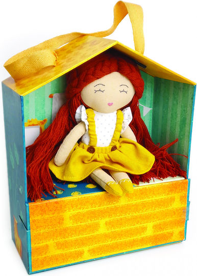 Svoora Păpușă de pânză cu Dollhouse pentru 3+ ani+ Ani 20cm.
