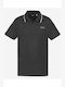 Schott Men's Short Sleeve Blouse Polo Anthracite