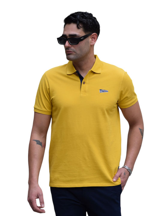 North Star Herren Shirt Polo Mustard (code ns48)