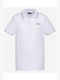 Schott Men's Short Sleeve Blouse Polo White