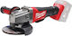 Milwaukee CAG125XPD-0 Τροχός 125mm Μπαταρίας 18V Solo