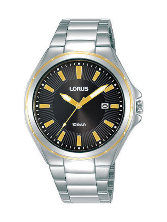 Lorus Men's Watch Battery with Silver Metal Bracelet