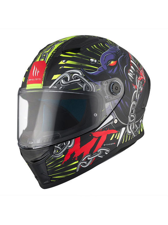 MT Stinger 2 Full Face Helmet DOT / ECE 22.06 1450gr Akin A3 Matt